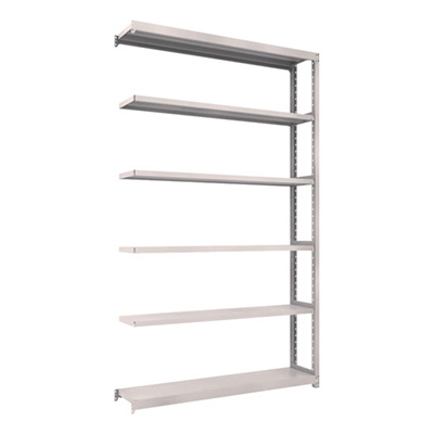 トラスコ TRUSCO スチールラック M2型 W1460×D300×H2400 6段 連結 ネオグレー M2-8536B 450-0768 (商品コード：170934)