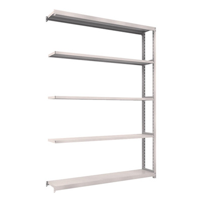 トラスコ TRUSCO スチールラック M2型軽中量棚 1760×300×H2400 5段 連結 ネオグレー M2-8635B 450-0865 (商品コード：170944)