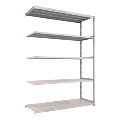 トラスコ TRUSCO スチールラック M2型軽中量棚 1760×600×H2400 5段 連結 ネオグレー M2-8665B 450-0946 (商品コード：170952)