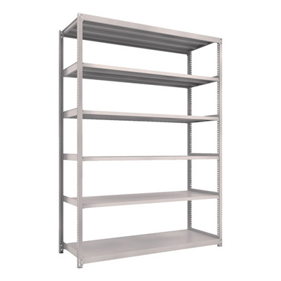 トラスコ TRUSCO スチールラック M2型 W1760×D600×H2400 6段 単体 ネオグレー M2-8666 450-0954 (商品コード：170953)