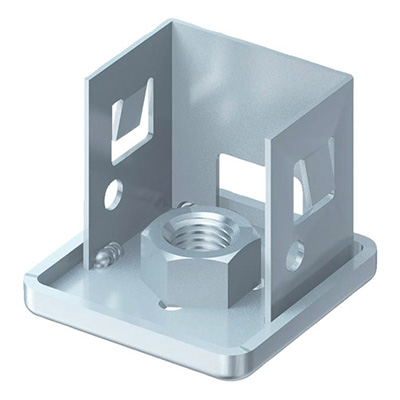 トラスコ TRUSCO M2中量棚支柱用アジャスター座 M2-AJM12X1.75 856-3699 (商品コード：170955)