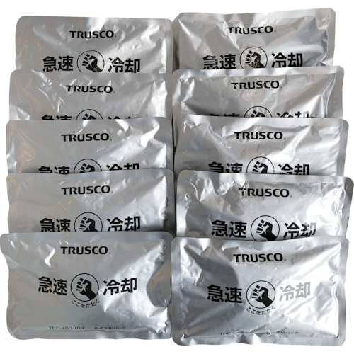 トラスコ TRUSCO 急速冷却パック 10個まとめ買い 200g TPC-200-10P 356-5067 (商品コード：172472)