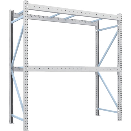 トラスコ TRUSCO 重量パレットラック2トン2300×900×H2500 2段 単体 2D-25B23-09-2 459-1933 (商品コード：172956)