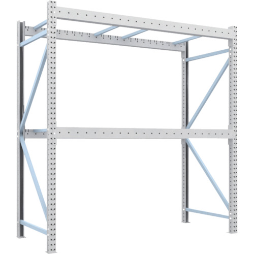 トラスコ TRUSCO 重量パレットラック2トン2300×1000×H2500 2段 単体 2D-25B23-10-2 459-1950 (商品コード：172958)