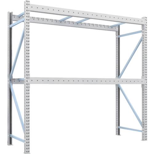 トラスコ TRUSCO 重量パレットラック2トン2500×900×H2500 2段 単体 2D-25B25-09-2 459-1992 (商品コード：172962)