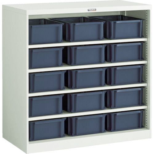 トラスコ TRUSCO コンテナラックケース バンラックケース CF型 TSK-910BKX15個付 304CF-SK15BK 819-5085 (商品コード：172999)