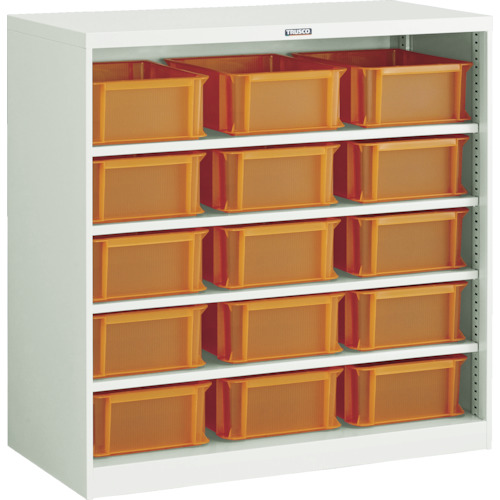 トラスコ TRUSCO コンテナラックケース バンラックケース CF型 TSK-910ORX15個付 304CF-SK15OR 819-5086 (商品コード：173000)