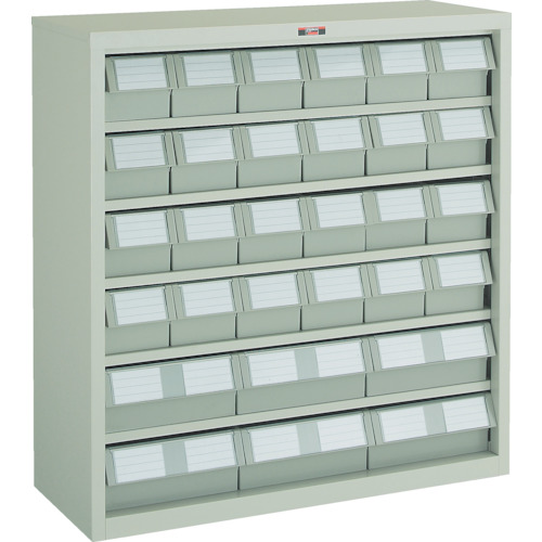 トラスコ TRUSCO コンテナラックケース バンラックケース M型 NG引出小X24 大X6個 ネオグレー 305M-N24S6L 303-6715 (商品コード：173010)