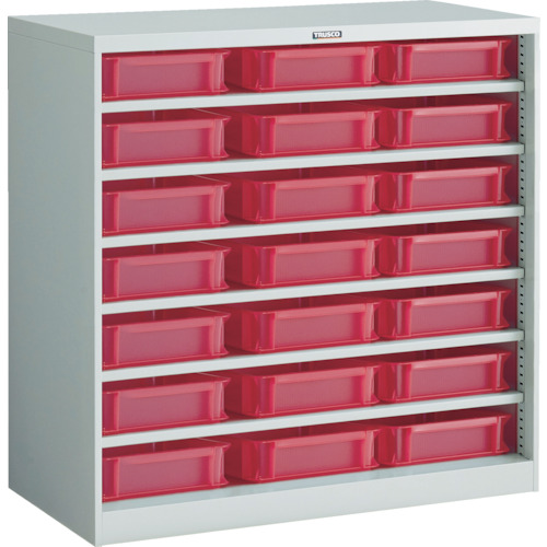 トラスコ TRUSCO コンテナラックケース バンラックケース CF型 TSK-6TMX21個付 306CF-SK21TM 819-5093 (商品コード：173016)