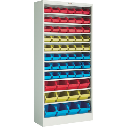 トラスコ TRUSCO コンテナラックケース バンラックケース M型 コンテナ入 H1790 610M-B 440-7920 (商品コード：173077)