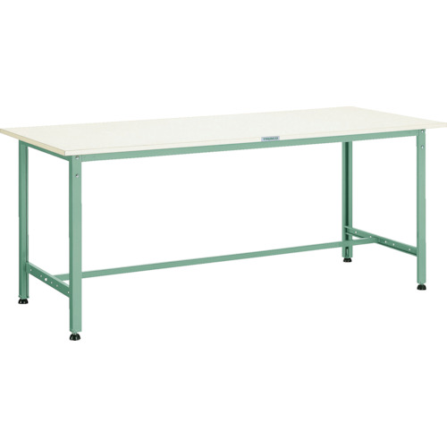 トラスコ TRUSCO 軽荷重作業台（300kg）AE型 1500X600XH740 基本タイプ グリーン色 AE-1560 238-5627 (商品コード：173221)