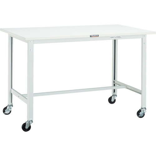 トラスコTRUSCO 軽荷重作業台150kgAE型 1800X750XH809 φ75キャスター付 ヤンググリーン AE-1800C75 YG 770-1519 (商品コード：173238)