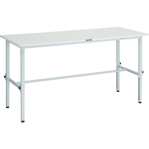 トラスコTRUSCO 軽荷重作業台高さ調節式（150kg）AEM型 1500X900XH650～950 基本タイプ ホワイト AEM-1509 466-7557 (商品コード：173310)