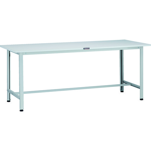 トラスコ TRUSCO 軽荷重作業台（200kg）AO型 1800X600XH740 基本タイプ ホワイト色 AO-1860 125-9175 (商品コード：173394)