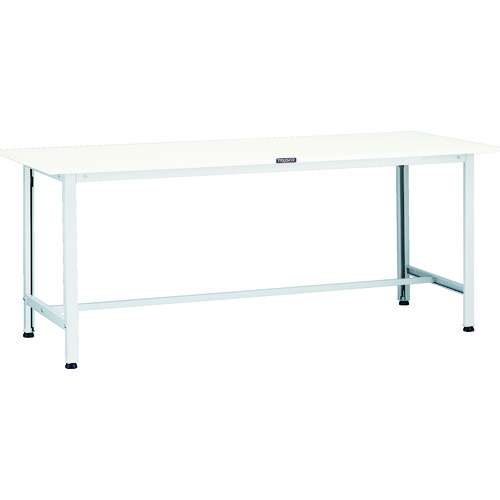 トラスコ TRUSCO 軽荷重作業台（200kg）AO型 1800X750XH740 基本タイプ ホワイト色 AO-1875 125-9176 (商品コード：173400)