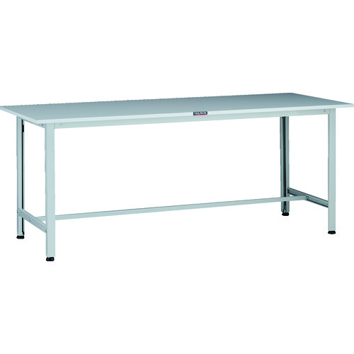 トラスコ TRUSCO 軽荷重作業台（200kg）AO型 1800X600XH740 基本タイプ ホワイト色 AOR-1860 137-1725 (商品コード：173433)