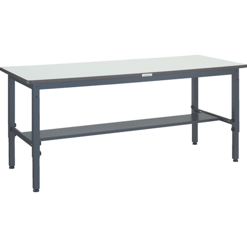 トラスコTRUSCO 軽荷重作業台高さ調節式250kgAWM型 1500X750XH700～910 ダークグレー AWMR-1575 301-5611 (商品コード：173461)
