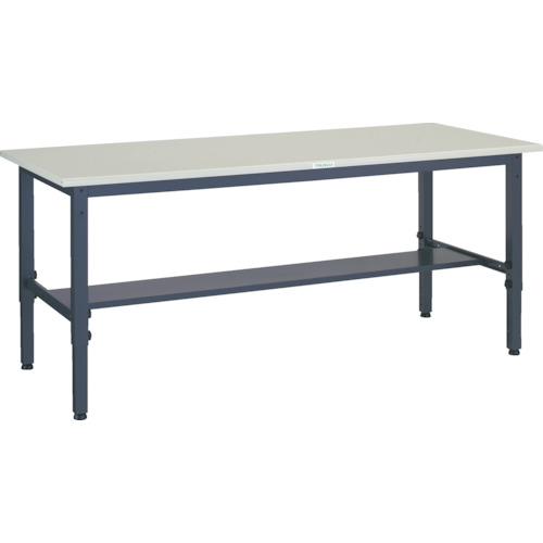 トラスコTRUSCO 軽荷重作業台高さ調節式250kgAWM型 1800X900XH700～910 ダークグレー AWMS-1890 301-5726 (商品コード：173475)