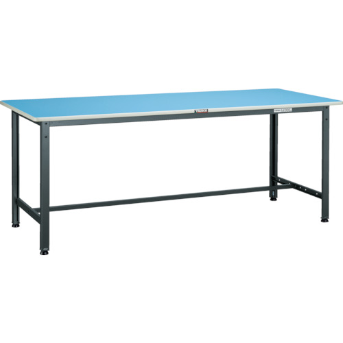 トラスコ TRUSCO 軽荷重作業台（250kg）BE型 1500X600XH740 基本タイプ ダークグレー色 BE-1560 454-3688 (商品コード：173801)