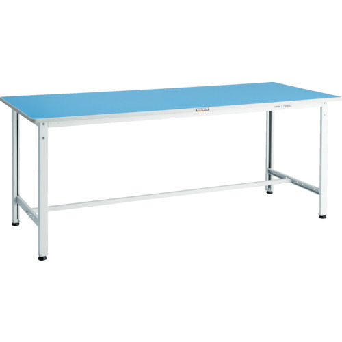 トラスコ TRUSCO 軽荷重作業台（250kg）BE型 1800X600XH740 基本タイプ ホワイト色 BE-1860W 856-3831 (商品コード：173828)