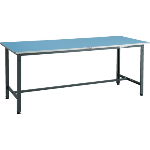 トラスコ TRUSCO 軽荷重作業台（250kg）BE型 1500X600XH740 基本タイプ ダークグレー色 BER-1560 856-3866 (商品コード：173861)