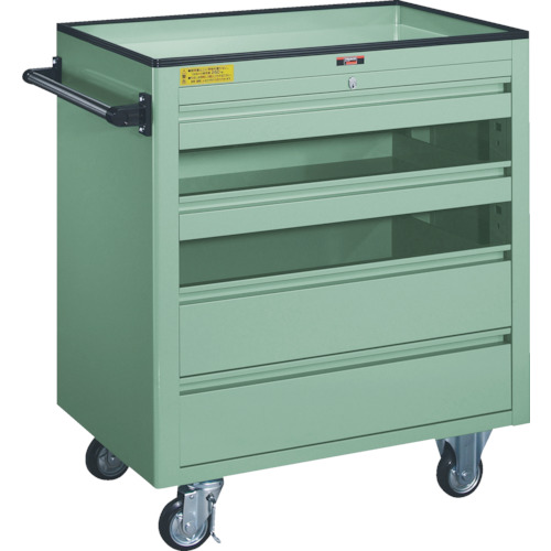 トラスコ TRUSCO BM2型キャビネットワゴン 750X500XH880 浅2深2 BM2-S2L2 501-4476 (商品コード：173911)