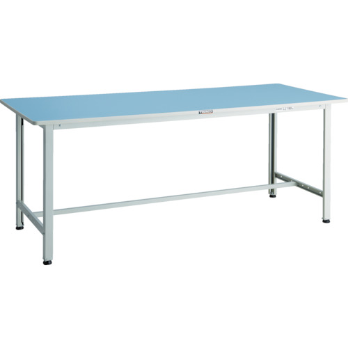 トラスコ TRUSCO 軽荷重作業台（180kg）BO型 1800X750XH740 基本タイプ ホワイト色 BOR-1875 856-3791 (商品コード：173981)