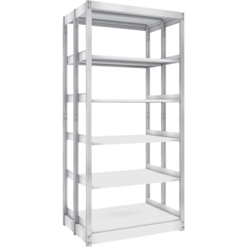 トラスコ TRUSCO 複柱書架 複式 A4横 W900XD320XH1944 5段 BS-DD63Y-5 459-2310 (商品コード：173989)