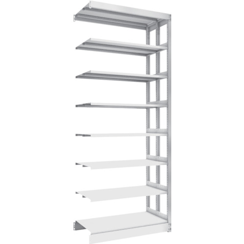 トラスコ TRUSCO 複柱書架 複式 B5縦 W900XD220XH2244 7段 連結 BS-DD73T-7B 459-2344 (商品コード：173991)