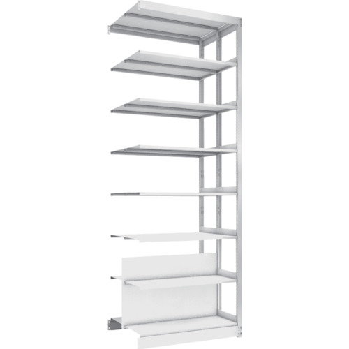 トラスコ TRUSCO 複柱書架 複式 A4横 W900XD320XH2569 7段 連結 BS-DD83Y-7B 459-2409 (商品コード：173996)