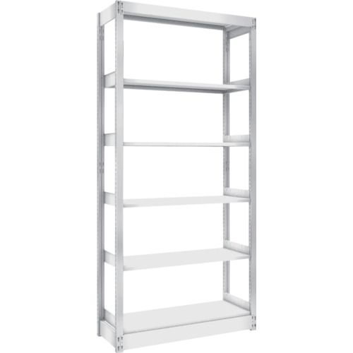 トラスコ TRUSCO 複柱書架 単式 A4横 W900XD320XH1944 5段 BS-DS63Y-5 459-2433 (商品コード：173998)