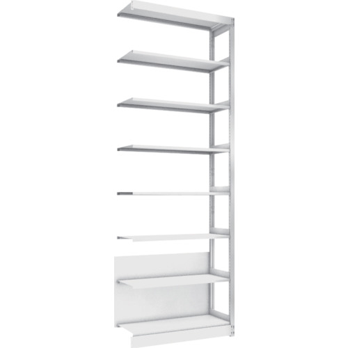 トラスコ TRUSCO 複柱書架 単式 A4横 W900XD320XH2569 7段 連結 BS-DS83Y-7B 459-2522 (商品コード：174005)