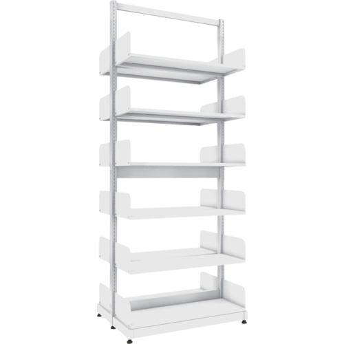 トラスコ TRUSCO 単柱書架 複式 A4横 W900XD320XH2275 6段 BS-SD73Y-6 459-2590 (商品コード：174010)
