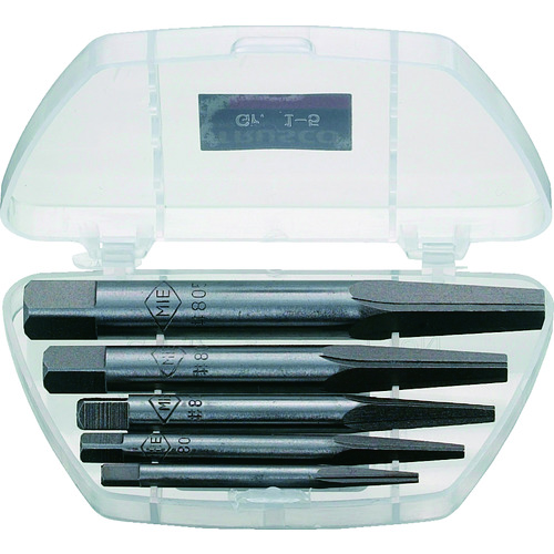 トラスコ TRUSCO エキストラクターセット 角型 5本組 プラケース入 EXS-1815K 231-9314 (商品コード：191555)
