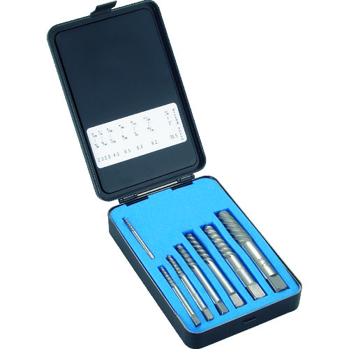 トラスコ TRUSCO エキストラクターセット ラセン型 7本組 樹脂ケース入 EXS-1830S 231-9403 (商品コード：191569)