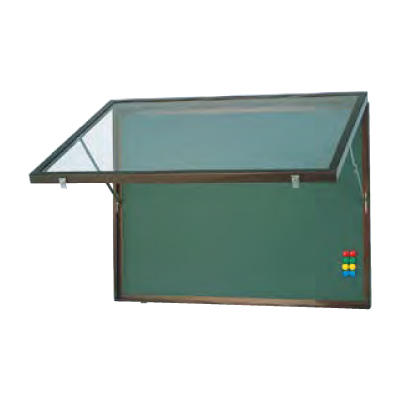 SFシリーズ 開閉薄型壁面式 屋外 W1530×H930 SF35-BG グリーン (商品コード：140879)