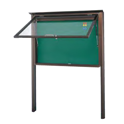 SAシリーズ 開閉自立式屋外 W1830×H1230 SA46-B ブロンズ板面：ホーローグリーン (商品コード：140885)