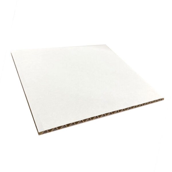 高強度段ボールパネル 5mm厚 3×6判 両面白色 20枚 (商品コード：103852)