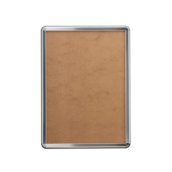 ポスターグリップ PG-32R  B2 化研クローム 屋内用 R型(商品コード：000512)