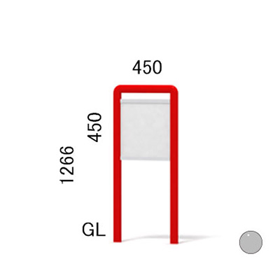 エッグ＆キューブ スウィートスタイル SW-7 支柱色アルマイトシルバー(商品コード：022485)