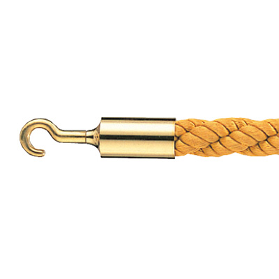 パーテーションロープ・チェーン 25B イエロー(商品コード：025698)