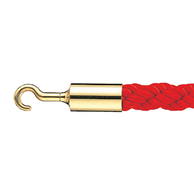 パーテーションロープ・チェーン 25B レッド(商品コード：025699)