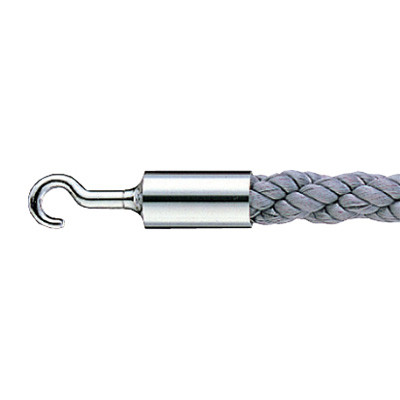 パーテーションロープ・チェーン 25C グレー(商品コード：025701)