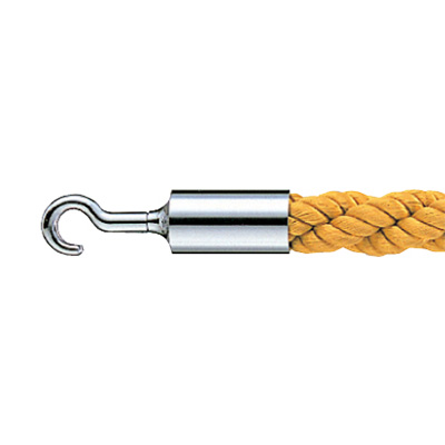 パーテーションロープ・チェーン 25C イエロー(商品コード：025703)