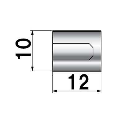 ディスプレイパーツ POPIC ナットタイプ NO.10-N-12 屋内用(商品コード：026015)