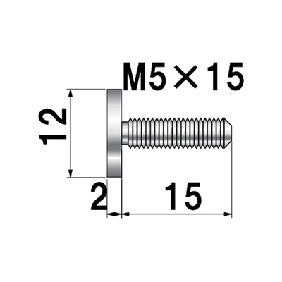ディスプレイパーツ POPIC ボルトタイプ NO.12-B-2 屋内用(商品コード：026026)