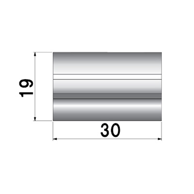 ディスプレイパーツ POPIC ダブルナットタイプ NO.19-WN-30 屋内用(商品コード：026028)