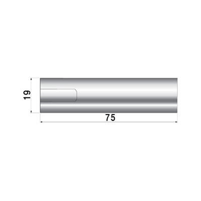 ディスプレイパーツ POPIC ナットタイプ NO.19-N-75 屋内用(商品コード：026029)