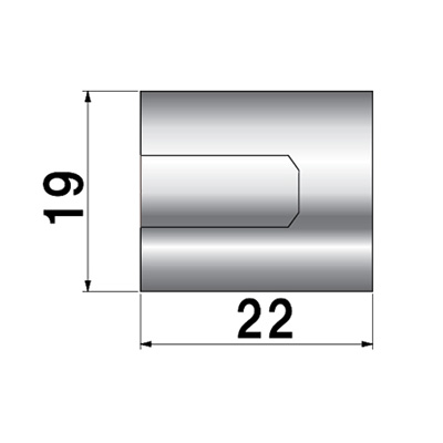 ディスプレイパーツ POPIC ナットタイプ NO.19-N-22 屋内用(商品コード：026032)
