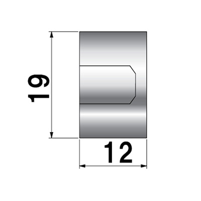 ディスプレイパーツ POPIC ナットタイプ NO.19-N-12 屋内用(商品コード：026034)